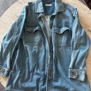 LOFT Light Blue Jean Jacket